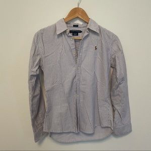 Ralph Lauren Striped Long Sleeve Button Up SlimFit
